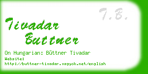 tivadar buttner business card